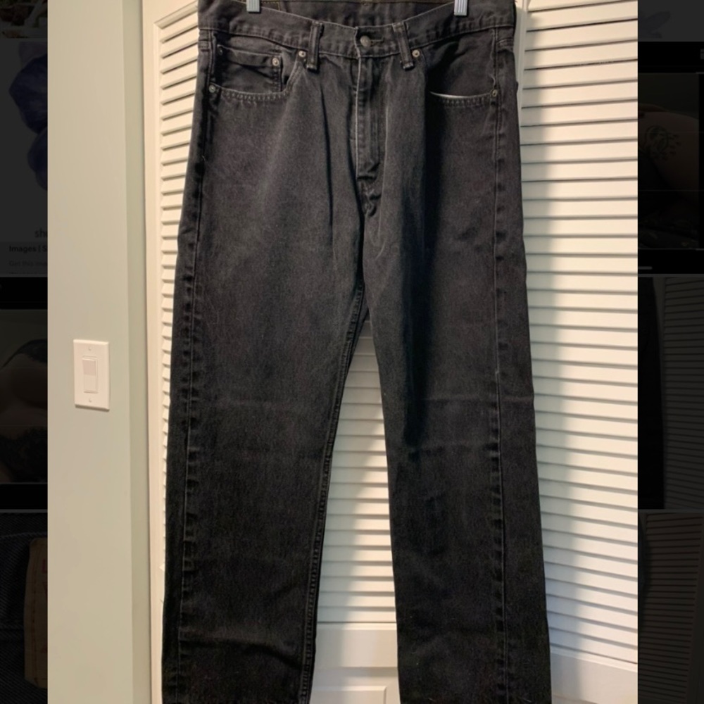 Levi’s Black 505 jeans